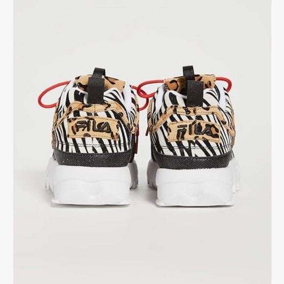 Fila Disruptor 2 leopard sneakers sz 8 - Picture 3 of 11